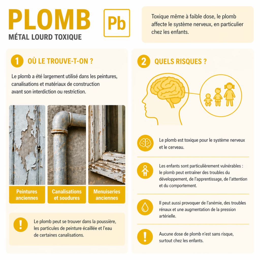 dangers du plomb